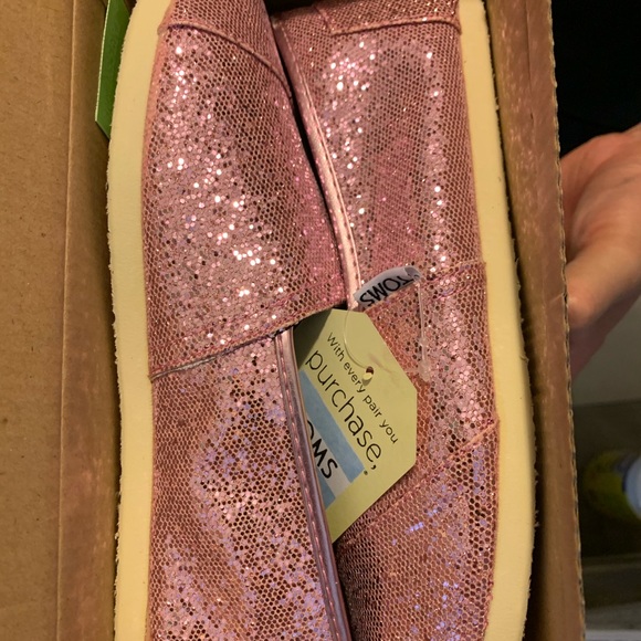 TOMS Pink glitter shoes - Picture 2 of 3